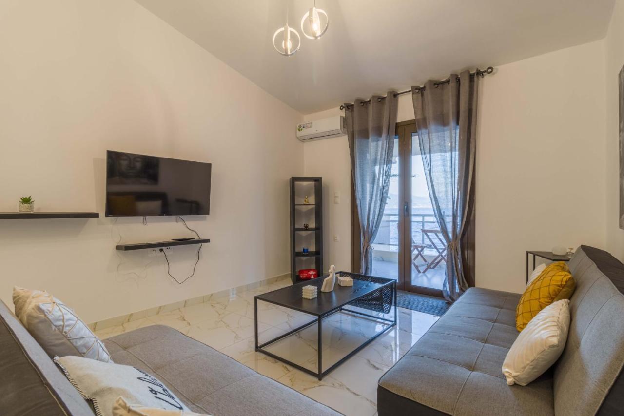 Seaside Serenity Suite In Loutra Kato Almiri Bagian luar foto