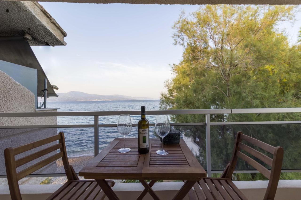 Seaside Serenity Suite In Loutra Kato Almiri Bagian luar foto
